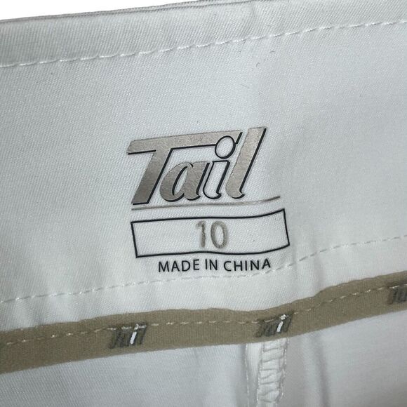 NWT Tail Tech Pants Slant Pockets White Women's Size 10 Style GX4162-001X - Picture 5 of 8